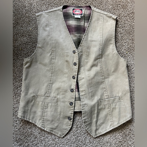 The Australian Outback western wear canvas vest - Picture 1 of 3